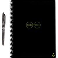 RocketBook DL Notebook EVR-L-RC-A-FR Dotted Not Perforated 32 Pages Black
