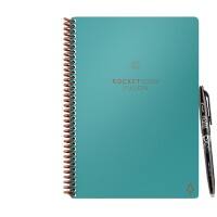 RocketBook A5 Notebook EVRF-E-RC-CCE-FR Dotted Not Perforated 42 Pages Neptune Teal