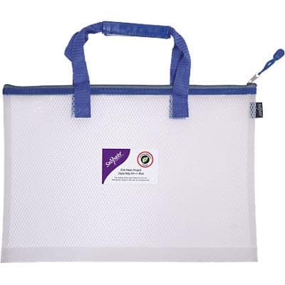 Snopake Zip Lock Bag 15871 A4+ Zip EVA (Ethylene-Vinyl Acetate) 40.5 (W) x 1 (D) x 28 (H) cm Blue