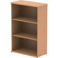 dynamic Impulse Medium-Density Fibreboard Bookcase 800 x 400 x 1,200 mm Brown Oak