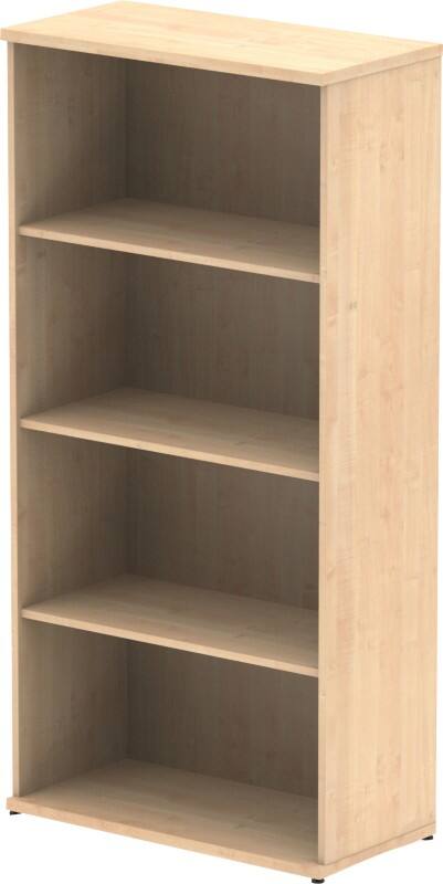 dynamic Impulse  Medium-Density Fibreboard Bookcase 800 x 400 x 1,600 mm Light Brown Maple
