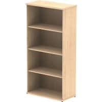 dynamic Impulse  Medium-Density Fibreboard Bookcase 800 x 400 x 1,600 mm Light Brown Maple