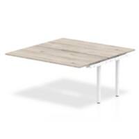 dynamic Computer Desk Evolve Plus BXT14GRYW Grey Oak 1400 mm x 1600 mm x 730 mm