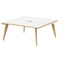 dynamic Computer Desk Oslo OS2P16WHT White 1600 mm x 1600 mm x 730 mm