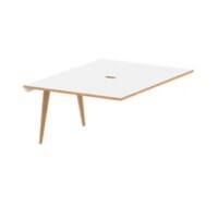 dynamic Computer Desk Oslo OSXT12WHT White 1200 mm x 1600 mm x 730 mm