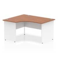 dynamic Impulse Left Hand Desk Rectangular Walnut Base panel 1,400 (W) x 1,200 (D) x 730 (H) mm MFC (Melamine Faced Chipboard)