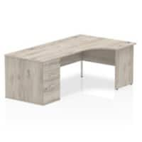 dynamic Ergonomic Desk Impulse IWSRC168PEGRY Grey Oak 1200 mm x 800 mm x 730 mm