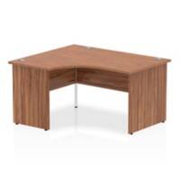 dynamic Impulse Left Hand Desk Rectangular Walnut Base panel 1,400 (W) x 1,200 (D) x 730 (H) mm MFC (Melamine Faced Chipboard)