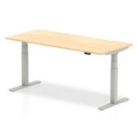dynamic Air Height Adjustable Sit Stand Desk Rectangular Maple T-Foot 1,800 (W) x 800 (D) x 665 (H) mm MFC (Melamine Faced Chipboard)