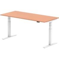dynamic Air Sit Stand Desk Rectangular Beech T-Foot 1,800 (W) x 800 (D) x 665 (H) mm MFC (Melamine Faced Chipboard)