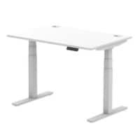 dynamic Air Sit Stand Desk Rectangular White T-Foot 1,200 (W) x 800 (D) x 665 (H) mm MFC (Melamine Faced Chipboard)