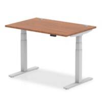 dynamic Air Height Adjustable Sit Stand Desk Rectangular Walnut T-Foot 1,200 (W) x 800 (D) x 665 (H) mm MFC (Melamine Faced Chipboard)