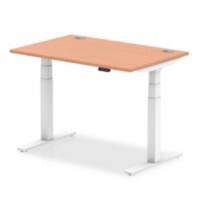 dynamic Height Adjustable Desk Air HASCP128WBCH Beech 1200 mm x 800 mm x 660 - 1310 mm