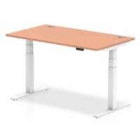 dynamic Height Adjustable Desk Air HASCP148WBCH Beech 1400 mm x 800 mm x 660 - 1310 mm