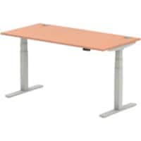 dynamic Air Sit Stand Desk Rectangular Beech T-Foot 1,600 (W) x 800 (D) x 665 (H) mm MFC (Melamine Faced Chipboard)