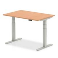 dynamic Height Adjustable Desk Air HAS128SOAK Oak 1200 mm x 800 mm x 660 - 1310 mm