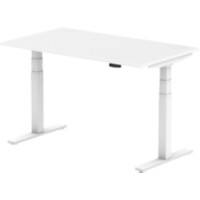 dynamic Air Sit Stand Desk Rectangular White T-Foot 1,400 (W) x 800 (D) x 665 (H) mm MFC (Melamine Faced Chipboard)