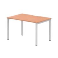 dynamic Evolve Plus Bench Desk Rectangular Beech H-Frame 1,200 (W) x 800 (D) x 750 (H) mm MFC (Melamine Faced Chipboard)