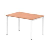 dynamic Evolve Plus Bench Desk Rectangular Beech H-Frame 1,200 (W) x 800 (D) x 750 (H) mm MFC (Melamine Faced Chipboard)