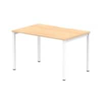 dynamic Evolve Plus Bench Desk Rectangular Maple H-Frame 1,200 (W) x 800 (D) x 750 (H) mm MFC (Melamine Faced Chipboard)