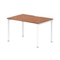 dynamic Evolve Plus Bench Desk Rectangular Walnut H-Frame 1,200 (W) x 800 (D) x 750 (H) mm MFC (Melamine Faced Chipboard)