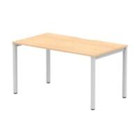 dynamic Evolve Plus Bench Desk Rectangular Maple H-Frame 1,400 (W) x 800 (D) x 750 (H) mm MFC (Melamine Faced Chipboard)