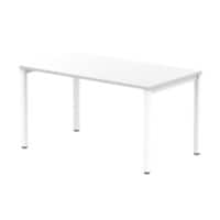 dynamic Evolve Plus Bench Desk Rectangular White H-Frame 1,400 (W) x 800 (D) x 750 (H) mm MFC (Melamine Faced Chipboard)
