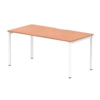 dynamic Evolve Plus Bench Desk Rectangular Beech H-Frame 1,600 (W) x 800 (D) x 750 (H) mm MFC (Melamine Faced Chipboard)