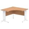 Dynamic Ergonomic Desk Impulse ICCDCM12WOAK Brown 1200 mm (W) x 600 mm (D) x 730 mm (H)