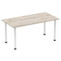 dynamic Ergonomic Desk Impulse IPLST16GRYW Grey Oak 1600 mm x 800 mm x 725 mm