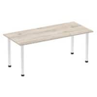 dynamic Ergonomic Desk Impulse IPLST18GRYC Grey Oak 1800 mm x 800 mm x 725 mm