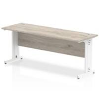 dynamic Ergonomic Desk Impulse MIRDW186WGRY Grey Oak 1800 mm x 600 mm x 730 mm