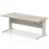 dynamic Ergonomic Desk Impulse MIRDW18GRY Grey Oak 1800 mm x 800 mm x 730 mm