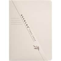 Djois Tree-Free File Tab Cream A4 Cardboard 225 gsm 220 x 310 mm Pack of 10