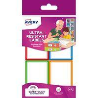 Avery Labels Glossy A6 44 x 64 mm Multicolour Pack of 16
