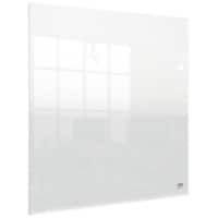 Nobo Mini Desktop or Wall Mountable Whiteboard 1915617 Acrylic Frameless 450 x 450 mm Transparent