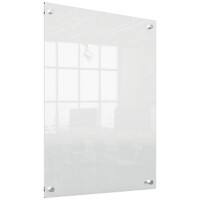Nobo Mini Wall Mountable Whiteboard 1915621 Acrylic Frameless 450 x 600 mm Transparent