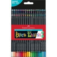 Faber-Castell Black Edition Colouring Pencils Assorted Pack of 36