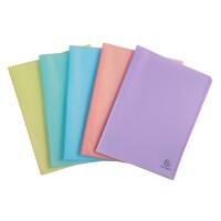 Exacompta Display Books A4 Assorted 240 x 330 mm PP (Polypropylene) Pack of 5
