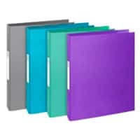 Exacompta Ring Binder 2 30 A4 Coated card Assorted Pack of 10
