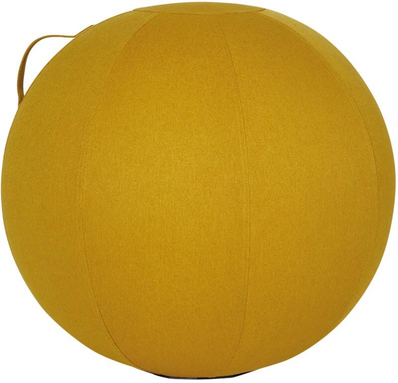 Alba Ergoball Ergonomic Sitting Ball Fabric Mustard 120 kg MHBALL J 65 mm x 65 mm
