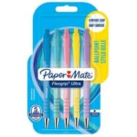 Papermate Flexigrip Ultra 2152934 Ballpoint Pen Black Medium 0.5 mm Non Refillable Pack of 5