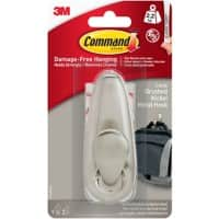 Command Hook Strips 42 x 105 mm Brushed Nickel Metal FC13-BNUKN