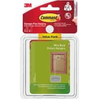 Command Hook Strips Transparent Plastic 17092CLR Pack of 2