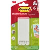 Command Adhesive Strips White 17207 Pack of 4