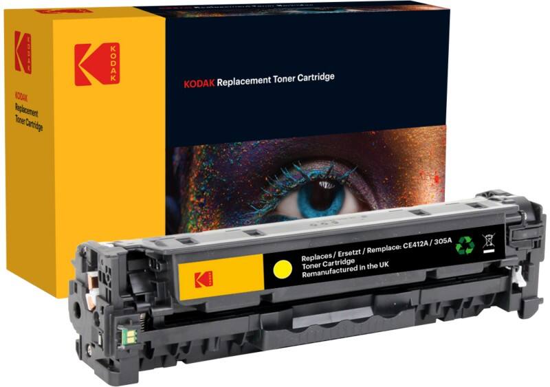 Kodak 305A Compatible with HP Toner Cartridge CE412A Yellow