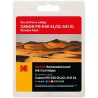 Kodak Ink Cartridge Compatible with Canon PG-540XL CL-541XL Black, Cyan, Magenta, Yellow Pack of 2