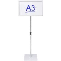 Office Depot Display Stand Basic A3 Silver 325 x 450 x 1,200 mm