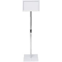 Office Depot Floor Standing Display Basic A4 Silver 240 x 325 x 1,160 mm