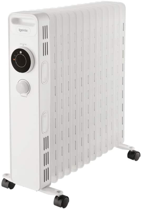 IGENIX Oil Filled Radiator IG2625 White 50Hz